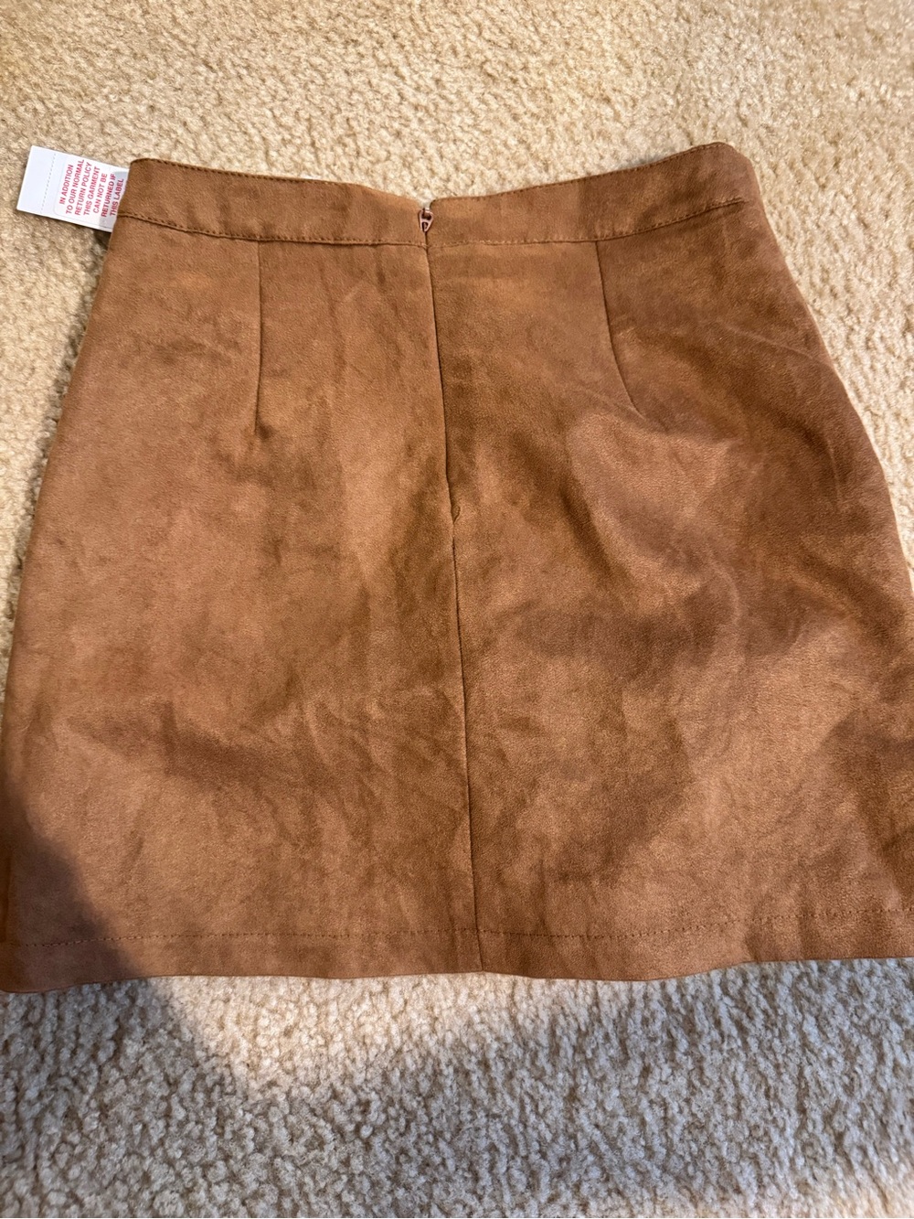 BCBGeneration women’s suede Mini Skirt - Brown size 0